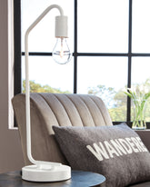 Warmstead Furniture - Ashley Furniture - Covybend Lighting - Metal Desk Lamp (1/CN) / White - L734322